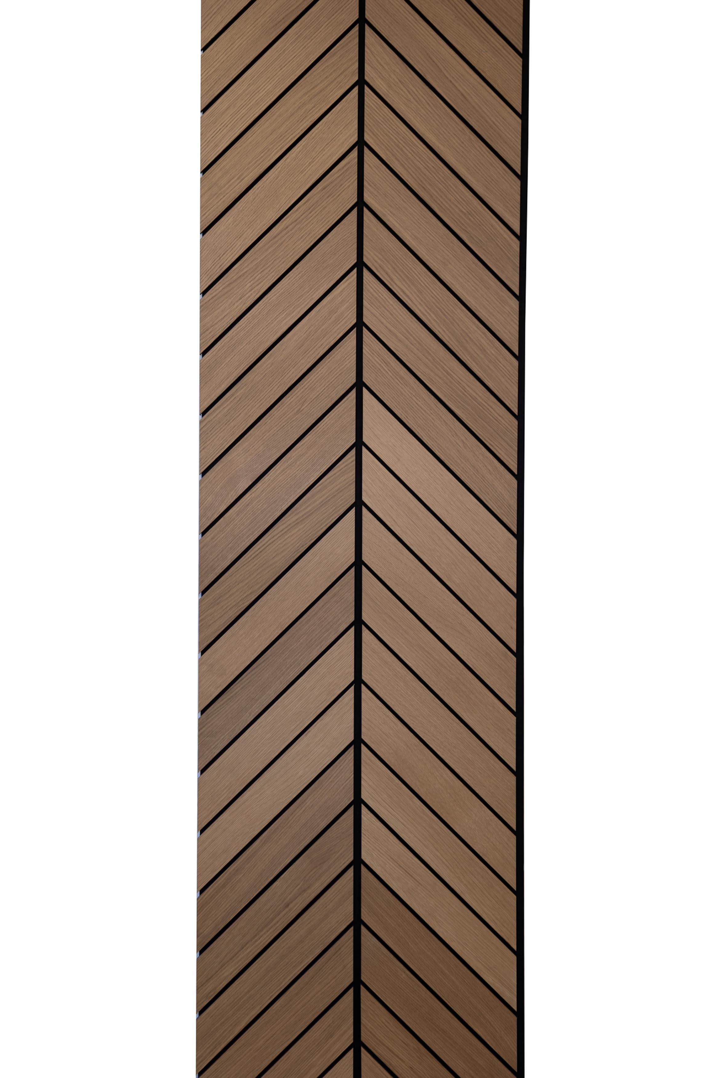 Panneau Acoustique en Chevron de Bois